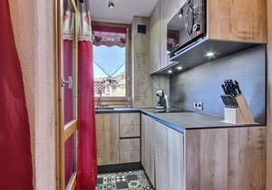 Central divisible studio, balcony, 4 ppl in Belle Plagne