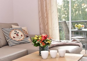 Comfortable vacation apartment in the first row of the beach with balcony in Zingst - in Zingst