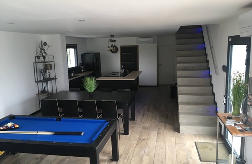 Saint-Jacques House | 5 star villa 100 m beach, 18 people, swimming pool, spa, cinema room