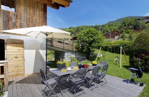 La Clusaz Ski Chalet | Chalet, view panoramic, swimming pool, terrace, balcony, fireplace or stove, parking, tv, 375m²