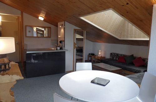 Belle Plagne Apartment | Divisible Studio for 4 with Balcony and Pistes View