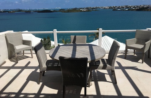 Warwick Condo | Warwick, Bermuda with Great Sound views, pool & tennis