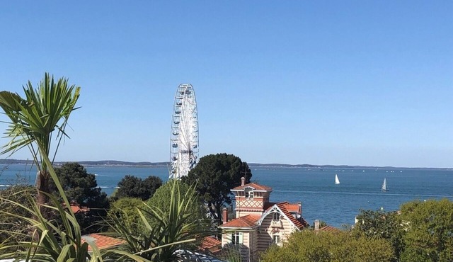 180° sea view-Terrace-Rooftop-Plage-City center-Fiber-Netflix-Clim-Garage in Arcachon