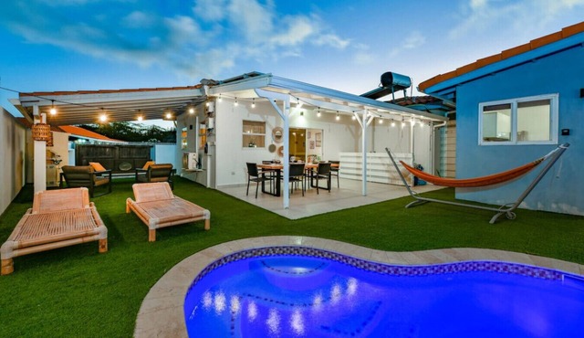 Aruba Dushi Casa + Studio minutes to Eagle Beach ! in Noord