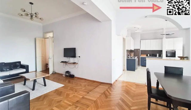 Best area: Large apartment with cleaning service in Tbilisi