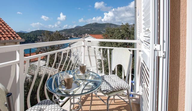 Cozy Seaside Seaview Apartment w Balcony, Terrace & Parking - Close to Dubrovnik in Zaton Veliki