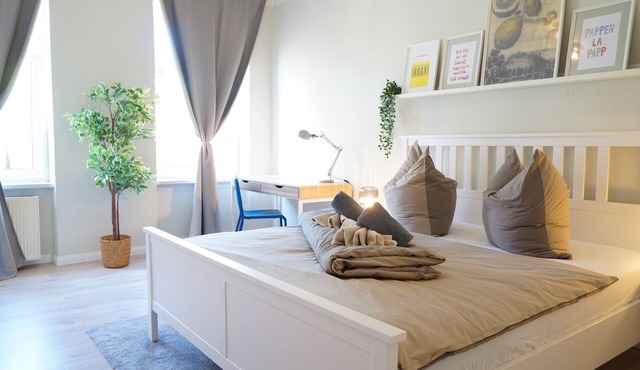 Happy Apartment w/2BR, Smart-TV, Parking, etc. in Erfurt