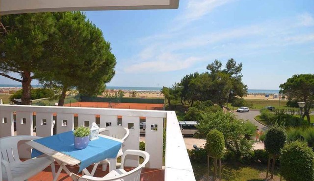 Holiday apartment with air conditioning and balcony in Bibione