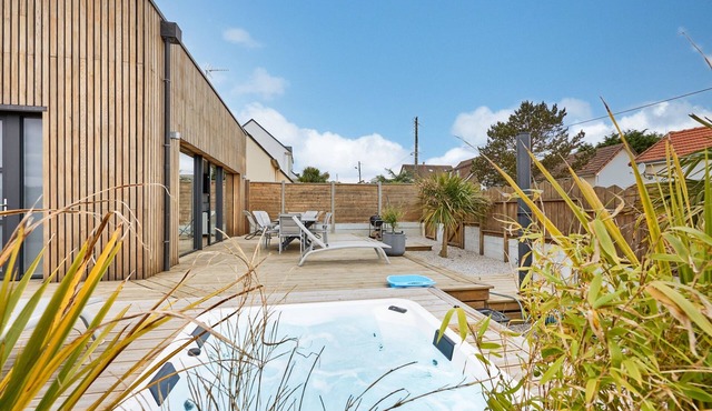La Bouteille à la Mer, Maison d'architecte avec jacuzzi in Barneville-Carteret
