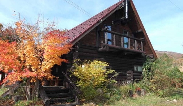 Lend a quiet forest log house and enjoy the spacio/Kameda-gun Hokkaidō in Kameda-gun