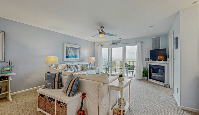 Lovely Bethany Bay Condo w/Balcony Water Views, W/D, Shared Pool, WiFi, & AC in Ocean View