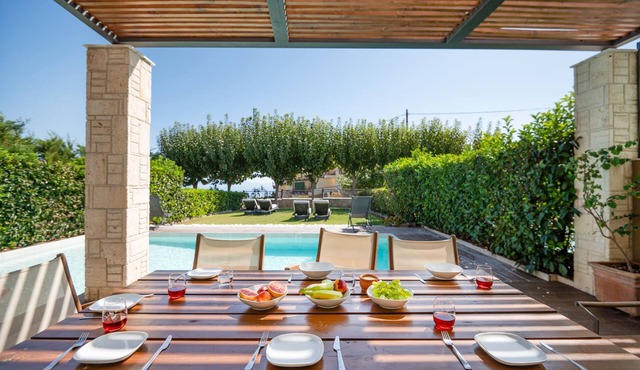 Sunny Exclusive Ena – Villa with Private Pool & Sea Views in Hanioti